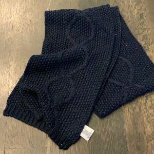 Little girls blue sparkle scarf